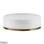 Gessi INCISO accessories Мыльница настольная, белый 58525-791, Deep Bronze Br. PVD