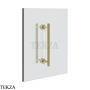 Gessi Ludovica Полотенцедержатель для крепления на стекло, 20 см 76630-727, шампань Brushed
