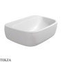 Flaminia MONO раковина накладная или подвесная 54×40×18,5 см, белый Latte матовый