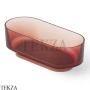 Dea Design Shadow Ванна отдельностоящая овальная 170x72 Glasstech DD8675 1700 R5, Pomegranate R5