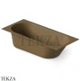 Dea Design Ease Ванна встраиваемая 170х75 Solid Surface DD8676 1700 1, Dark Camel №1