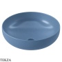 ArtCeram Jolie раковина накладная круглая JOL001 38 00, Blue Avio матовый