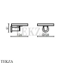 Bagno & Associati Carmen Мыльница подвесная, керамика белая CR 122 51, хром глянец