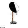Gessi Jacqueline Зеркало косметическое поворотное х2, без подсветки 77573-706, black хром глянец