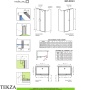 Radaway Nes KDS II Душевая дверь 110 см, левая L, 10033110-01-01L, хром глянец