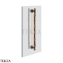 Gessi Jacqueline Полотенцедержатель для крепления на стекло, 60 см 77637-707, black хром Brush