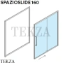 Effegibi SPAZIOSLIDE 160 Дверь раздвижная для хаммам HA20010003