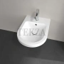 Villeroy & Boch Architectura Биде подвесное, 1 отверстие под смеситель 74870001, белый глянец
