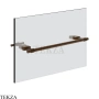 Gessi Jacqueline Полотенцедержатель для крепления на стекло, 30 см 77511-845, бронза Dark Brush