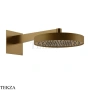 Gessi Inverso Diamantato Верхняя душевая лейка с кронштейном 63468-791, Deep Bronze Brushed PVD