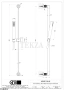Gessi INCISO SHOWER Душевой гарнитур, штанга, стержневой душ 58145-791, Deep Bronze Br. PVD