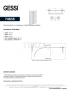 Gessi Perle Полотенцедержатель для крепления на стекло, 60 см 74635-791, бронза Deep