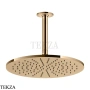 Gessi INCISO SHOWER Верхняя душевая лейка с кронштейном 58250-735, Warm Bronze PVD