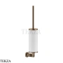 Gessi INCISO accessories Туалетный ершик настенный, белый 58519-761, Coffee Bronze Br. PVD