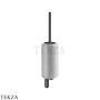 Gessi Goccia Туалетный ёршик настенный, белая керамика 38019-706, Black Metal PVD