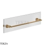 Gessi INCISO accessories Полотенцедержатель для крепления на стекло, 60 см 58617-726, Warm Steel Br. PVD