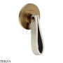Gessi Pelle Laccetto Смеситель-рычаг управления, внешняя часть, 78409-448, Crème/Deep Bronze Br. PVD