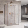 Radaway Essenza KDJ+S Душевая дверь 120 см, левая, 1385024-93-01L, брашированная медь