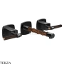 Gessi Jacqueline Смеситель для раковины, внешняя часть 77290-706, black хром глянец
