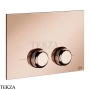 Gessi VENTI20 Клавиша смыва для Geberit omega 12 54655-030, Copper PVD