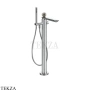 Gessi Perle Смеситель для ванны напольный, внешняя часть 74629-031, хром глянец