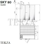 Effegibi SKY GLASS 80 Сауна домашняя финская или BIO SA55210021
