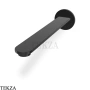 FIMA Carlo Frattini Slide Излив для раковины на стену F5844CS, black хром Brush