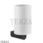 Gessi RILIEVO Стакан настенный, композит белый 59507-299, черный матовый