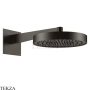 Gessi Incastri Верхняя лейка D30 с кронштейном из стены 63068-707, black хром Brush