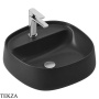ArtCeram Whisky раковина накладная круглая The.Saniglaze с 1 отверстием WHL001 17 34, черный матовый
