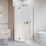 Radaway Nes KDJ-B Душевая дверь 100 см, правая R, 10025100-93-01R, брашированная медь