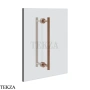 Gessi Ludovica Полотенцедержатель для крепления на стекло, 30 см 76631-708, медь Brushed