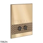 Gessi Pelle Tresse Клавиша смыва для инсталляции Geberit Sigma 8 и Sigma 12, 78811-761, Coffee Bronze Brushed PVD