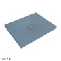 Flaminia Water Drop душевой поддон 90×72×5,5 см, синий Nuvola матовый