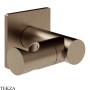 Gessi Incastri Держатель для душевой лейки поворотный 73060-761, бронза Coffee