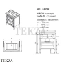 Caprigo ALBION CONCEPT АЛЬБИОН тумба 70 с раковиной, 34022-SF46, Крем лайт
