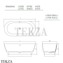 Dea Design Edge Ванна отдельностоящая овальная 170x80 Solid Surface DD8670 1700 6, Grey Brown №6