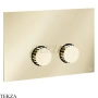 Gessi Incastri Клавиша смыва для инсталляции Tece profil octa 2 75617-710, шампань глянец