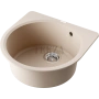 Omoikiri Akegata 51 Кухонная мойка Artgranit круглая 4993759 бежевый