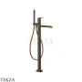 Gessi INGRANAGGIO Смеситель для ванны напольный, с гарнитуром 63528-791, Deep Bronze Br. PVD