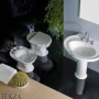 Hatria DOLCEVITA Биде напольное, 1 отверстие под смеситель Y0ET01, белый глянец