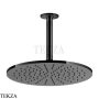 Gessi INCISO SHOWER Верхняя душевая лейка с кронштейном 58250-706, Black Metal PVD