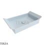 Flaminia BOX 60 раковина накладная BX60AAP, голубой Azzurro Polvere глянец