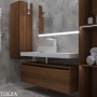 ARMADI ART FLAT Тумба-ящик под столешницу 897-100-D, DARK OAK (тёмный дуб), матовый