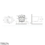 TECEspring S Унитаз подвесной без ободка, Torando 9700996, белый глянец