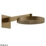 Gessi Incastri Верхняя лейка D30 с кронштейном из стены 75168-791, бронза Deep