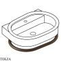 ArtCeram Brera полотенцедержатель для раковины BRL004 BRA001 56, Moka RAL 8014