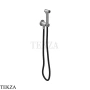 Flaminia STIL гигиенический душ с держателем, выводом воды и шлангом, нержавеющая сталь Brush матовый