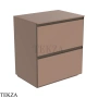 Flaminia Cubika тумба под раковину напольная 70×50×78,5 см, 2 ящика, розовый Cipria матовый