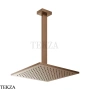 Gessi Rettangolo shower Верхний душ с потолочным кронштейном под размер 15199-708, Copper Brushed PVD